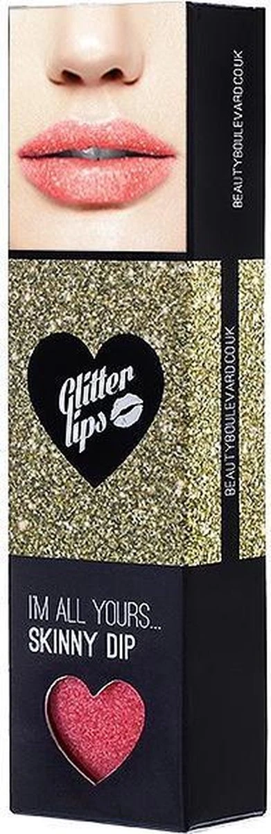 Beauty Blvd Glitter Lips Skinny Dip 3 Piece Gift Set: Gloss Bond 3.5ml - Glitter 3g - Lip Brush - Afbeelding 5