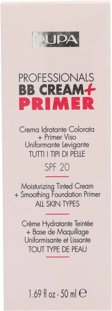 Pupa Milano Professionals BB Cream + Primer - 002 Sand - Afbeelding 16