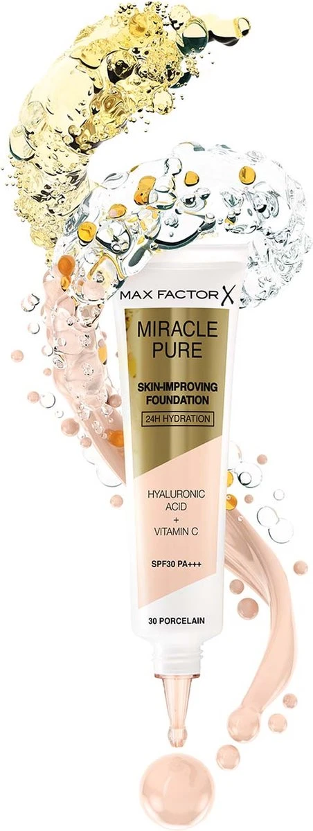 Max Factor Miracle Pure Skin Improving Foundation 050 Natural Rose - Afbeelding 6