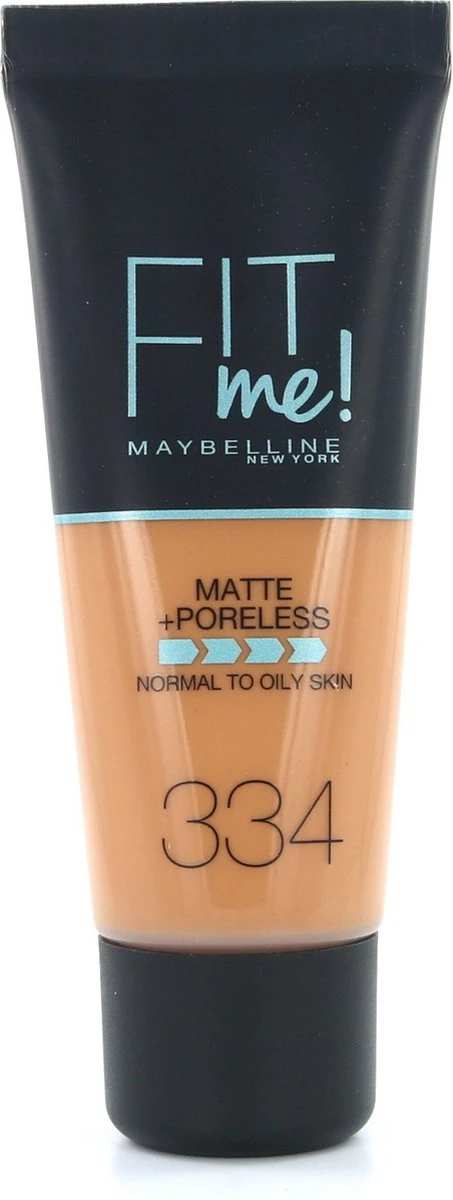 Maybelline Fit Me Matte & Poreless Foundation - 334 Warm Tan - Afbeelding 3