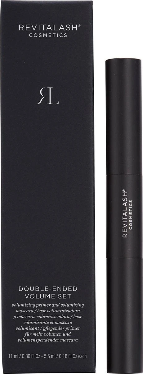 Revitalash Double-Ended Volume Set - Mascara / Primer - Zwart