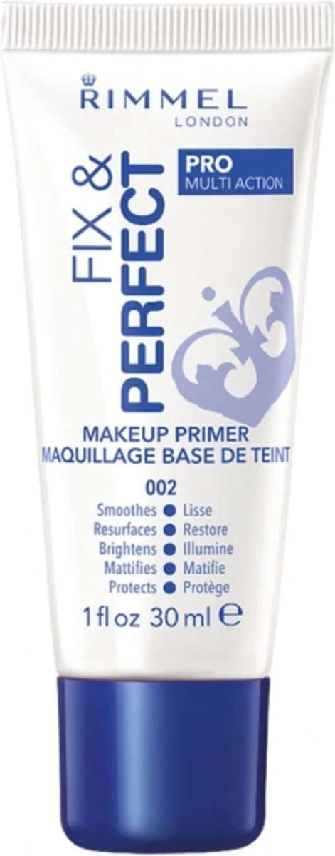 Rimmel London Fix & Perfect Make-Up Primer - 002 Transparent - 30 Ml - Afbeelding 6