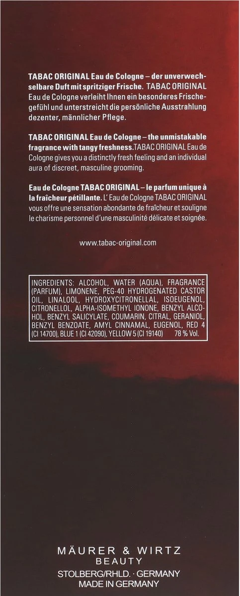 Tabac Original - 300 Ml - Eau De Cologne - Herenparfum - Afbeelding 14