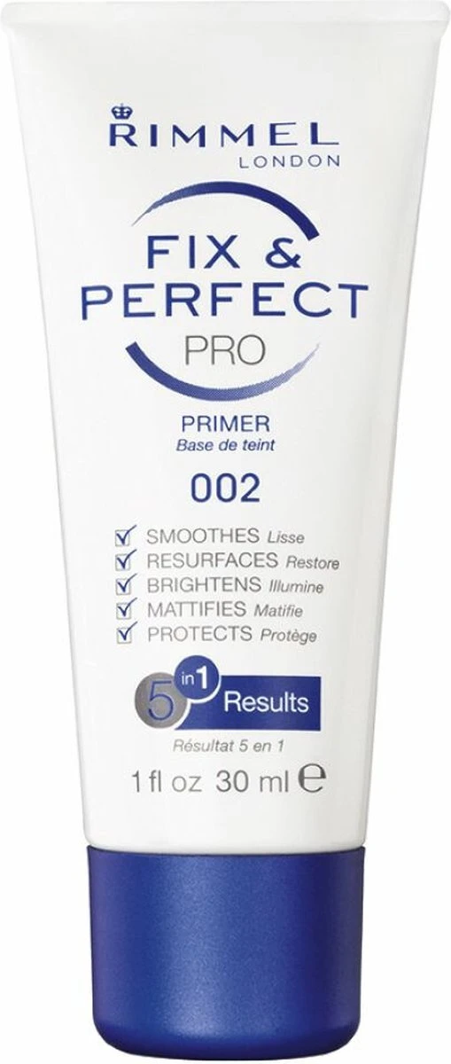 Rimmel London Fix & Perfect Make-Up Primer - 002 Transparent - 30 Ml - Afbeelding 8