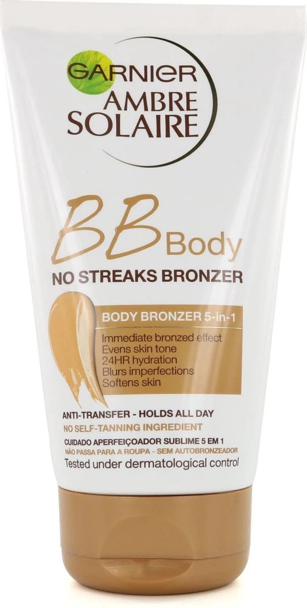 Garnier Ambre Solaire No Streaks BB Body Bronzer - 150 Ml