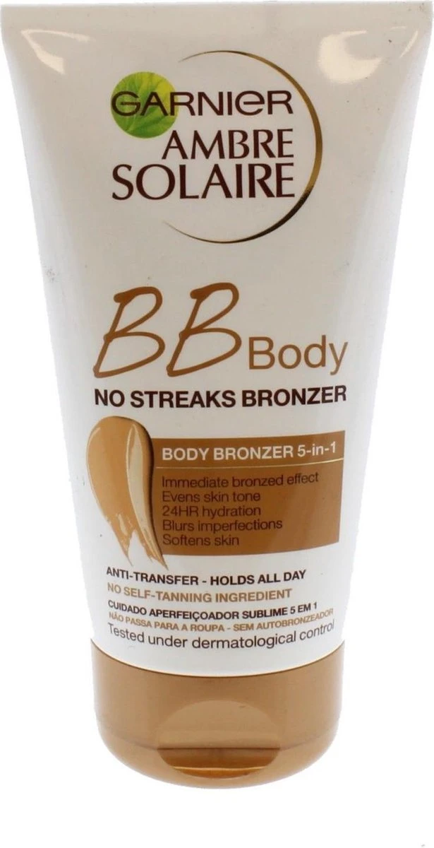 Garnier Ambre Solaire No Streaks BB Body Bronzer - 150 Ml - Afbeelding 3