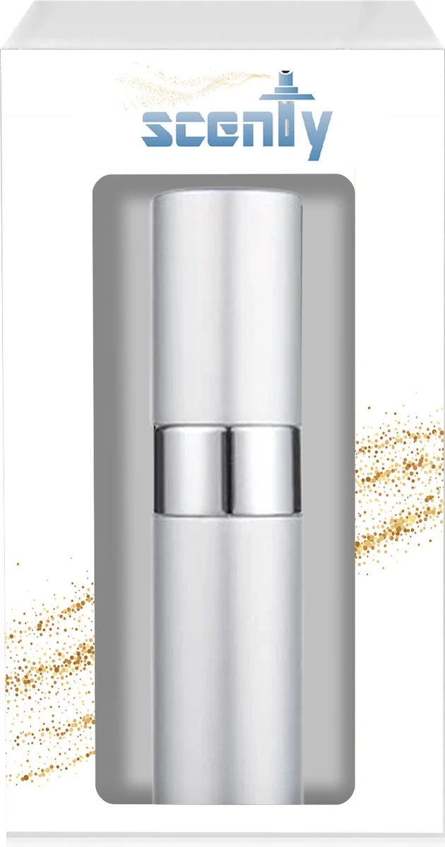 Scenty - Parfum Verstuiver Navulbaar - Mini Parfum Flesje - Reisflesje - Zilver - Afbeelding 5
