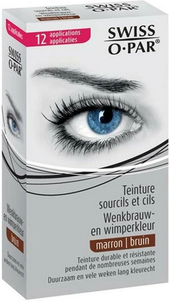 Swiss O Par - Wenkbrauw- En Wimperverf Bruin 1 Set - Afbeelding 2