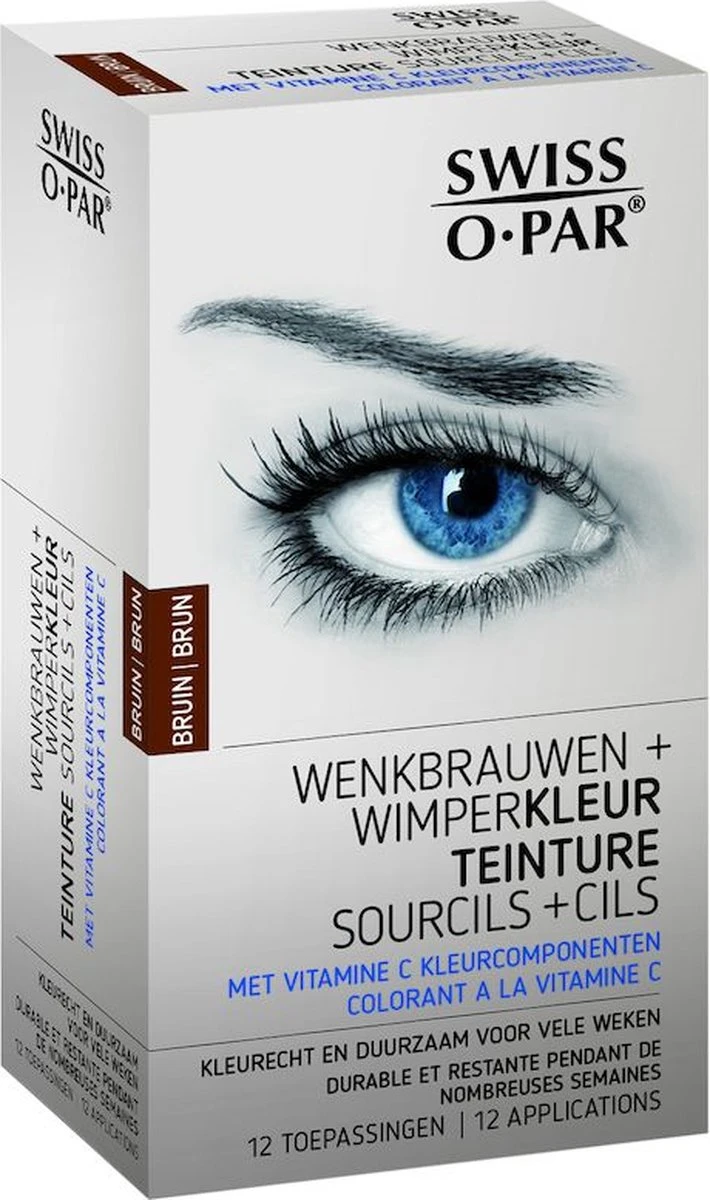 Swiss O Par - Wenkbrauw- En Wimperverf Bruin 1 Set - Afbeelding 3
