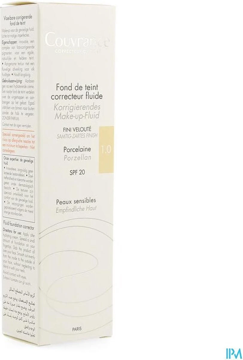 Avene Couvrance Fluid Foundation Corrector SPF20 30ml - Afbeelding 4