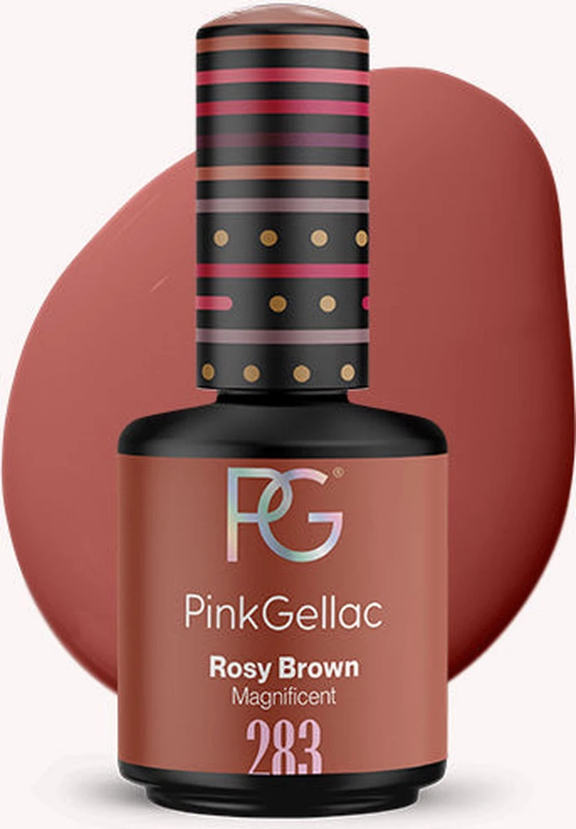 Pink Gellac - Rosy Brown - Gellak - Bruin - 15 Ml