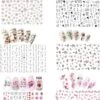 GUAPÀ - Nail Art 3D Nagel Stickers Set - Nagel Decoratie & Versiering Folie - 6 Sticker Vellen