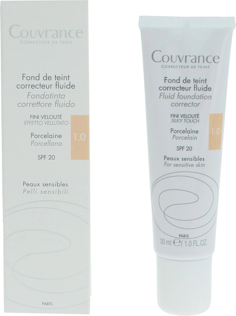 Avene Couvrance Fluid Foundation Corrector SPF20 30ml - Afbeelding 3