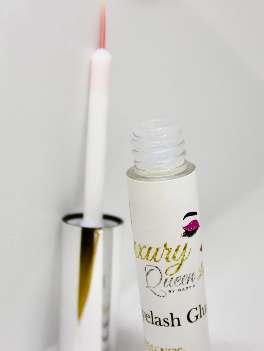 Luxuryqueenlashes Wimperlijm - Clear, Doorzichtig (2st) (NIEUWE VERPAKKING) - Afbeelding 3