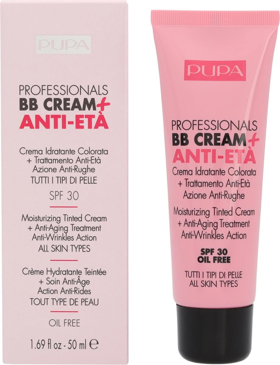 Pupa Milano Professionals BB Cream + Anti-Eta - 001 Nude - Afbeelding 5