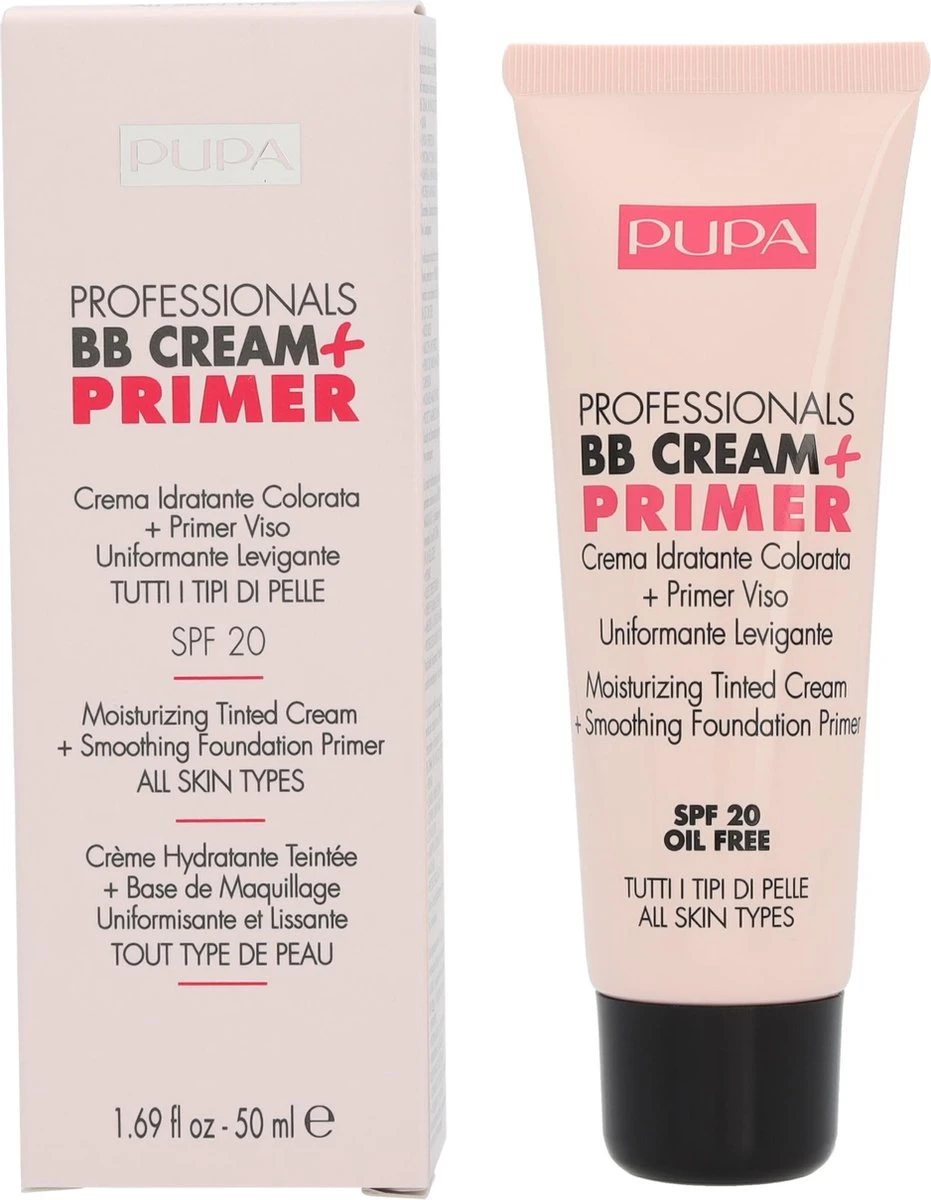 Pupa Milano Professionals BB Cream + Primer - 002 Sand - Afbeelding 4