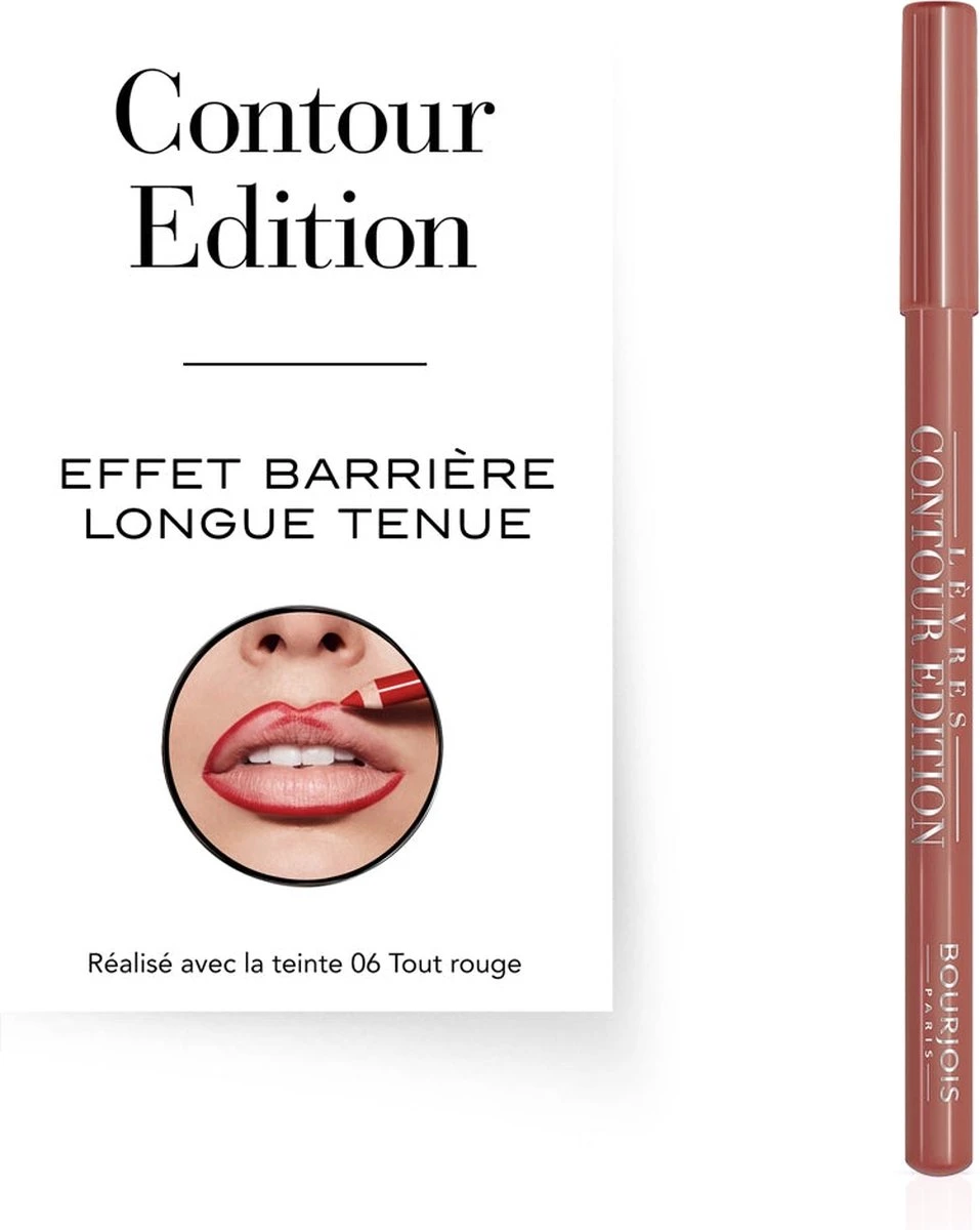 Bourjois - Levres Contour Edition Lip Liner Contour Lip Pencil 1,14 G 08 Corail Aie Aie - - Afbeelding 3